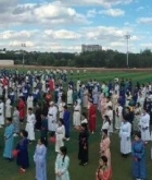 库伦旗第一中学2025年校园文化艺术节、环境节暨秋季田径运动会盛大开幕